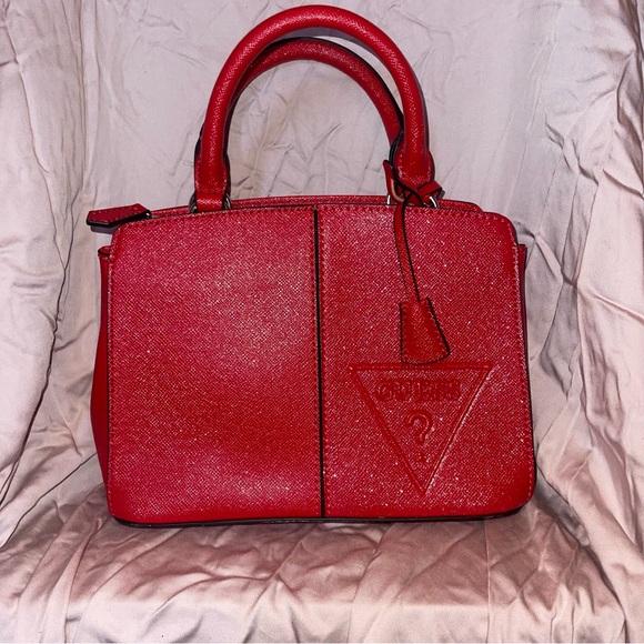 Guess Bags Red Gilmore Glitter Guess Purse Poshmark